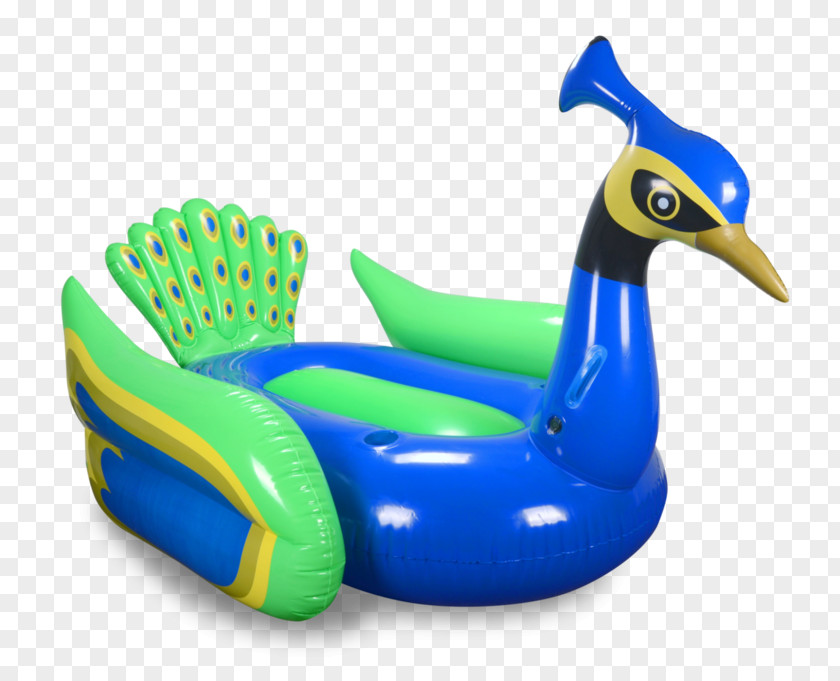 Peacock Screen Inflatable Swimming Pool Air Mattresses Swim Ring PNG