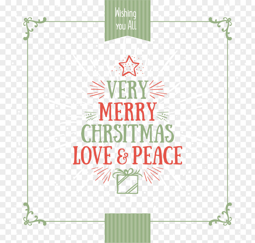 Red And Green Christmas Background PNG
