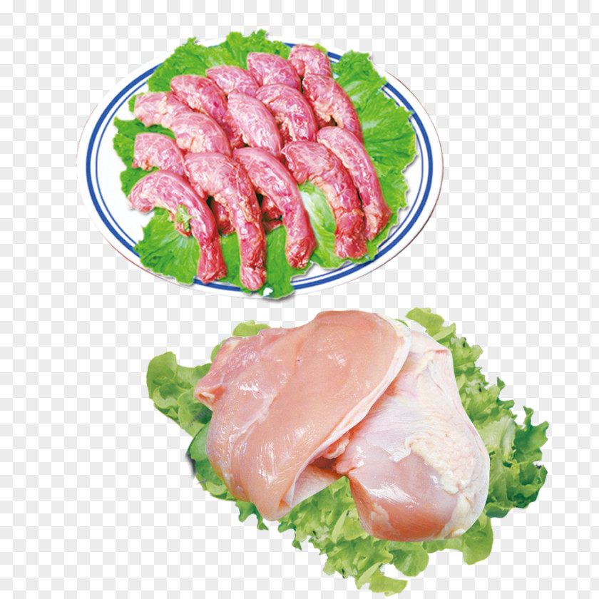 Second Paragraph Chicken Creative Ham Bacon Food Meat PNG