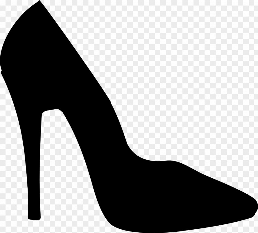 Silhouette Stiletto Heel High-heeled Shoe PNG