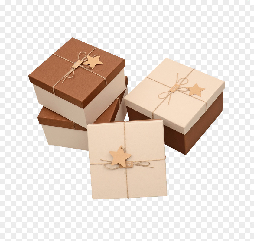 Star Gift Box Paper Packaging And Labeling PNG