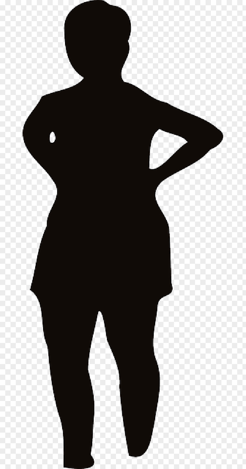 Bbw Silhouette Clip Art Woman Vector Graphics PNG