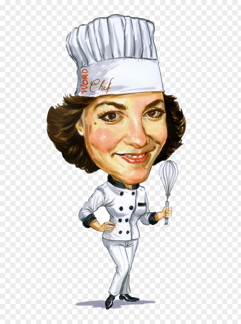Female Chef Tea Drawing Cartoon Caricature PNG