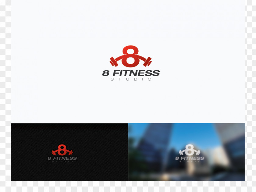 Fitness Leaflet Logo Graphic Design PNG