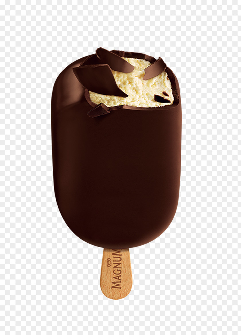 Ice Cream Chocolate Truffle Magnum PNG