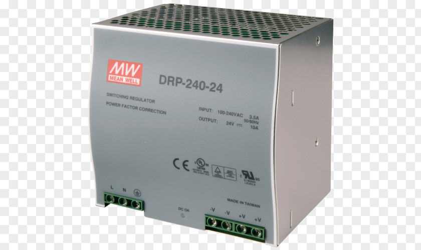Power Supply Unit DIN Rail Converters MEAN WELL Enterprises Co., Ltd. Switched-mode PNG