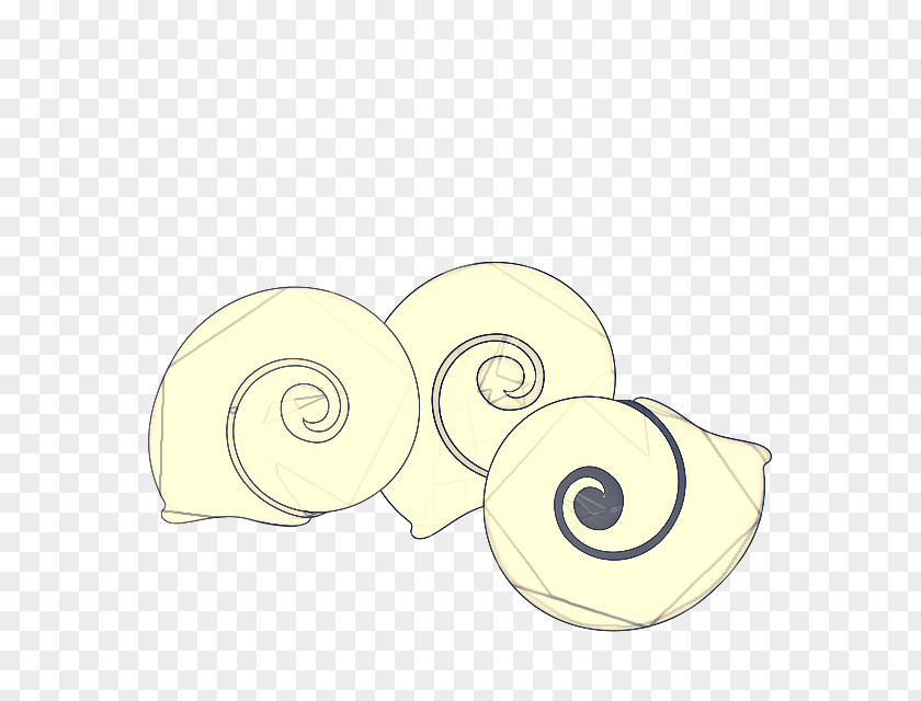 Beige Snail Yellow Circle PNG