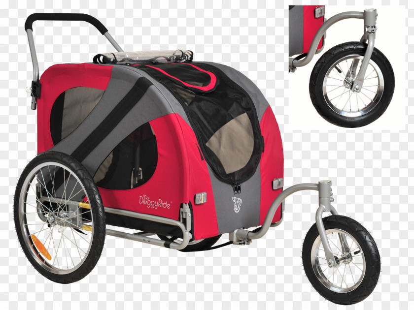 Dog DoggyRide Jogging Bicycle Trailers PNG