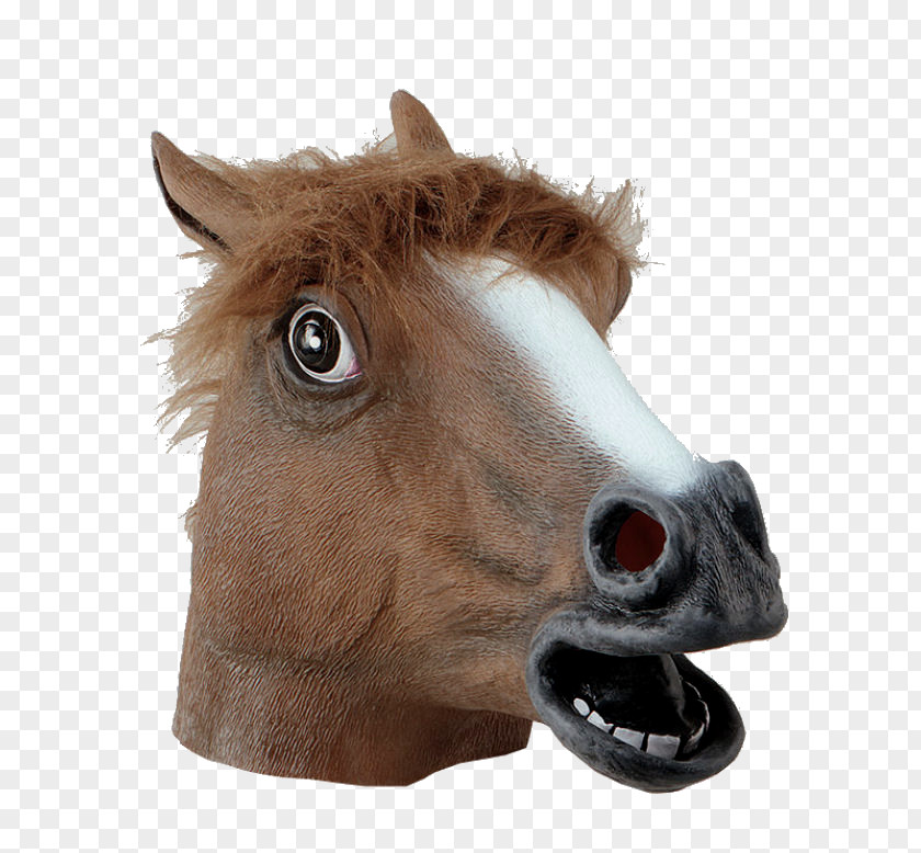 Horse Head Mask Costume PNG