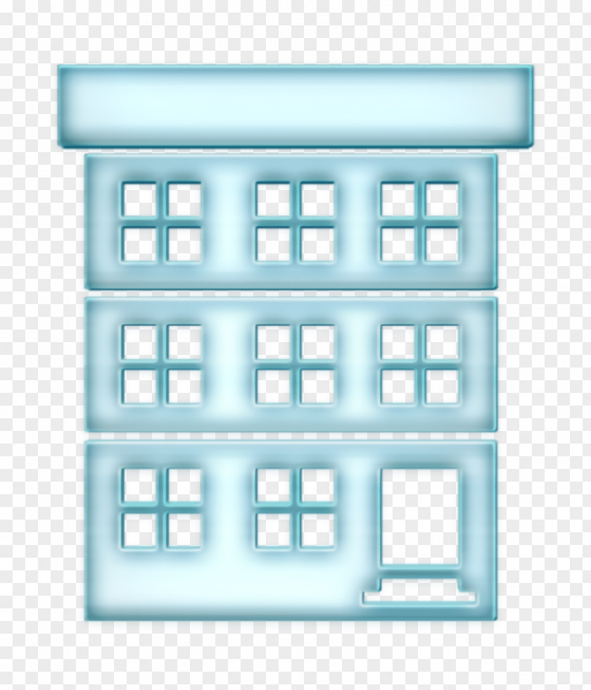 House Front Of Three Floors Icon Things PNG