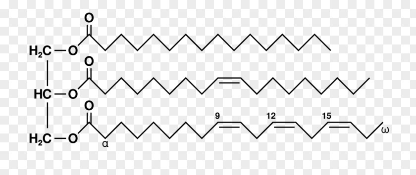 Saturated Fat Molecule Triglyceride Glycerol PNG