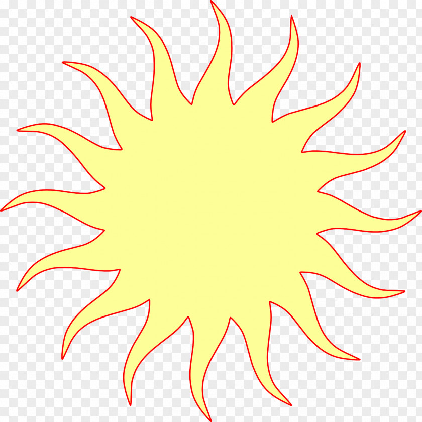 Sun Rays Line Art Drawing Clip PNG