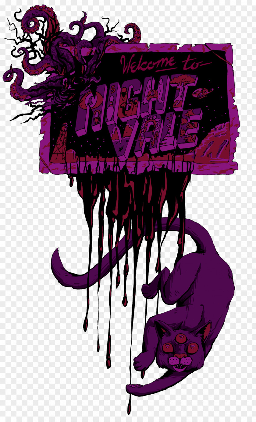 T-shirt Welcome To Night Vale Graphic Design Illustration Art PNG
