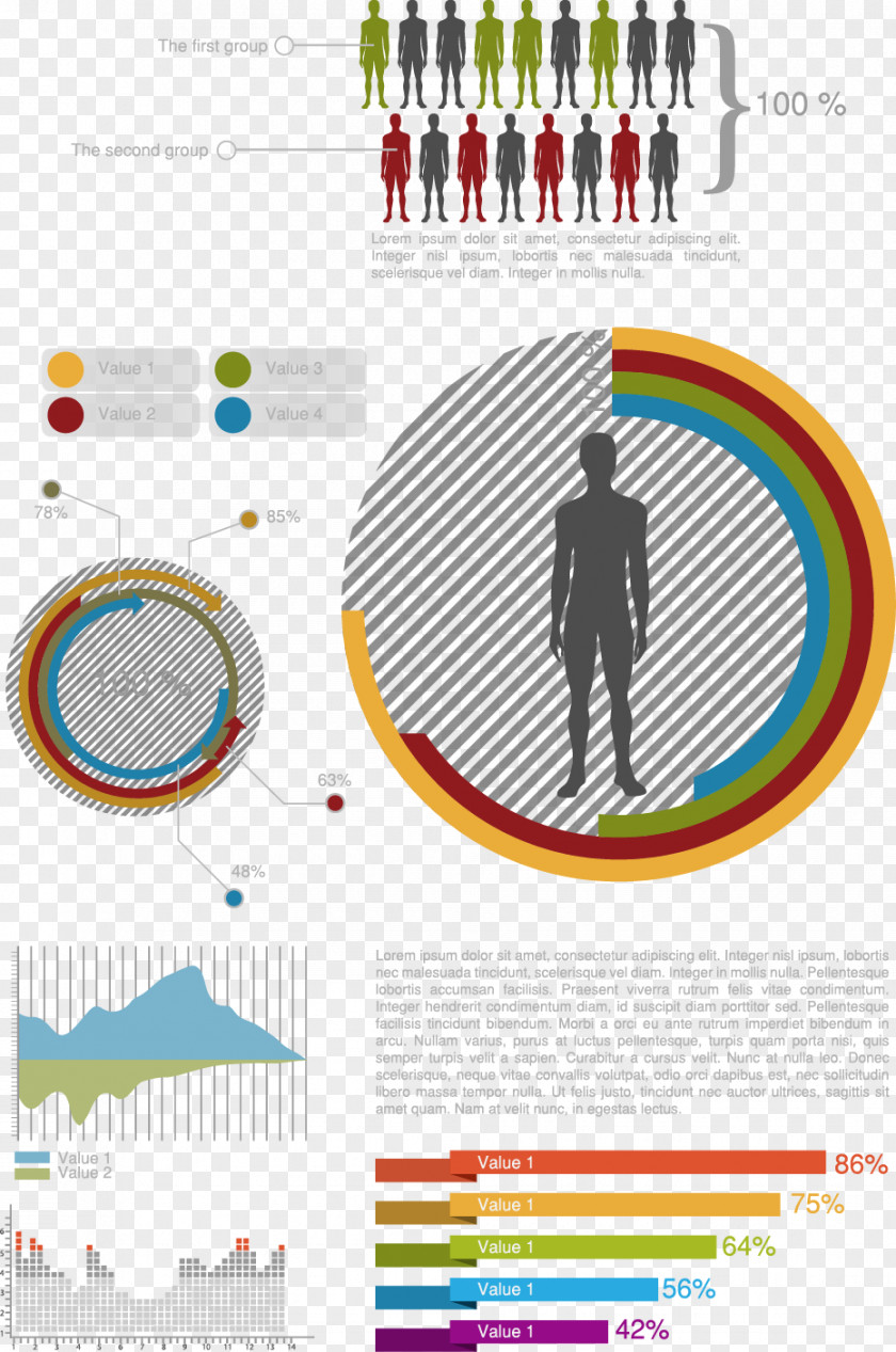Vector PPT Chart Graphic Design Brand Pattern PNG