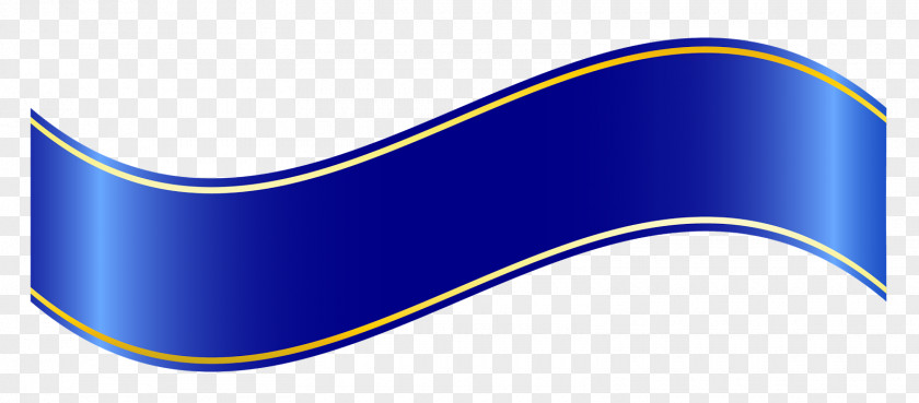 Web Banner Blue Ribbon Clip Art PNG