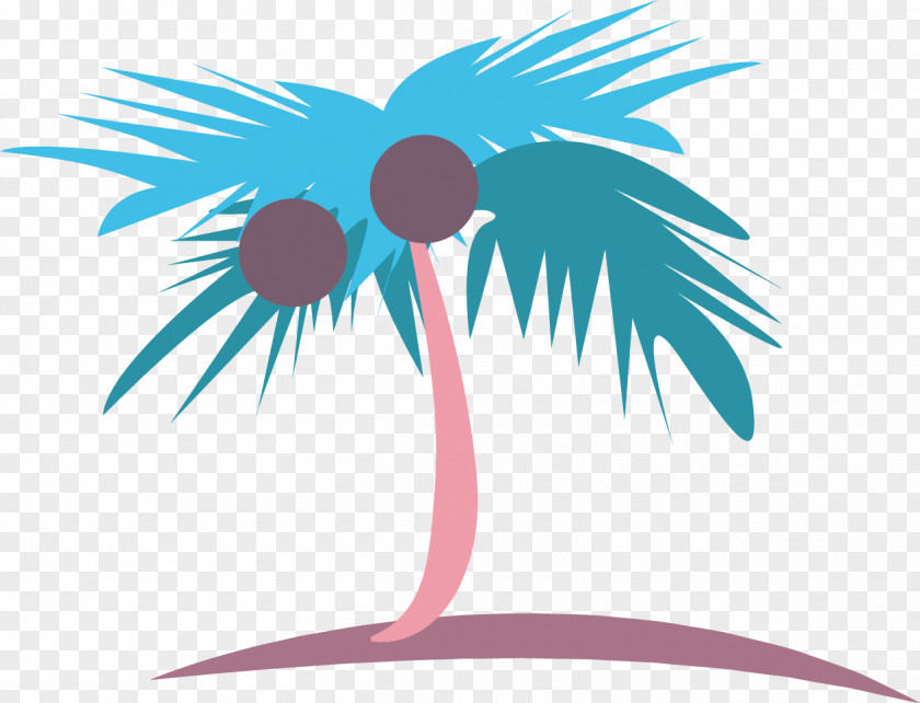 Blue Tree Pictures Coconut Clip Art PNG