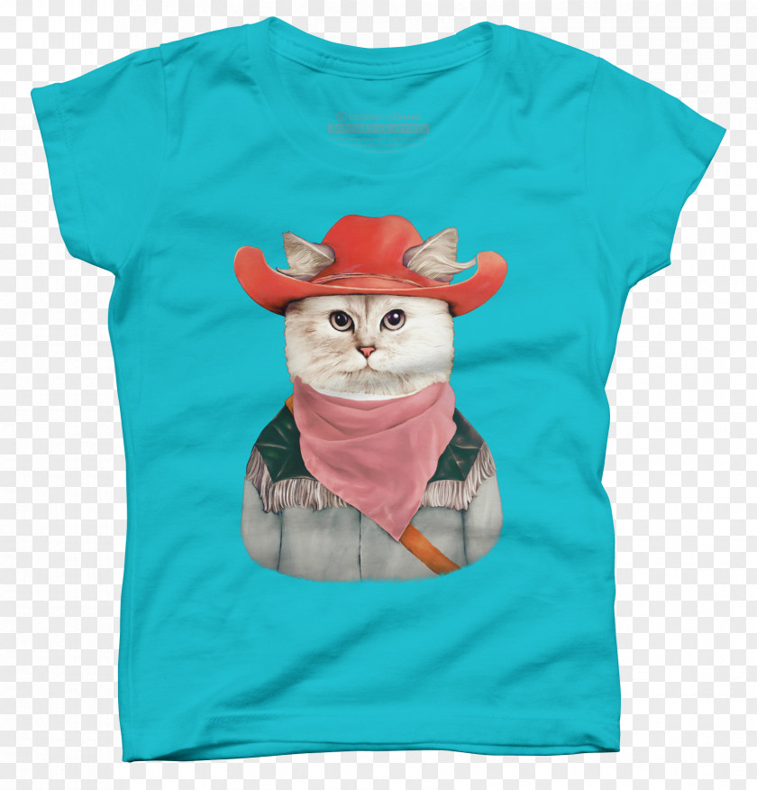 Cat Lover T Shirt Oil Painting Animal PNG