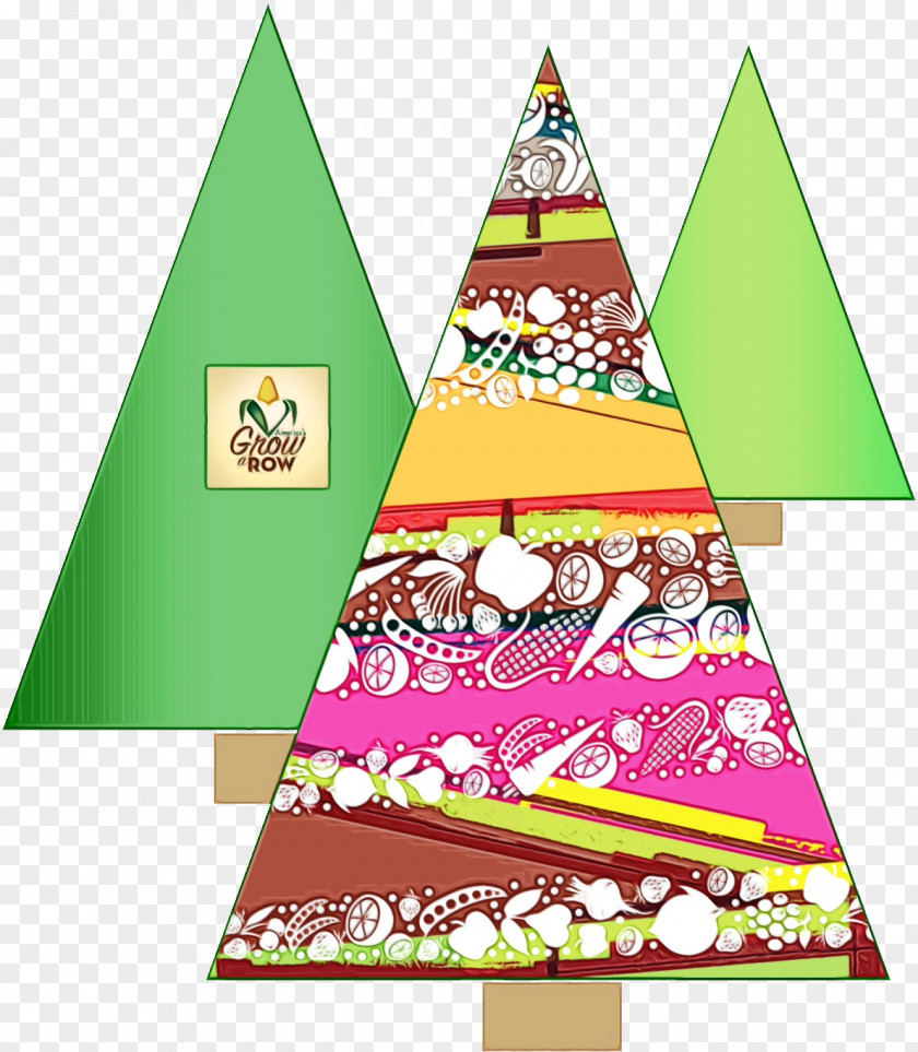Conifer Christmas Eve Tree Art PNG