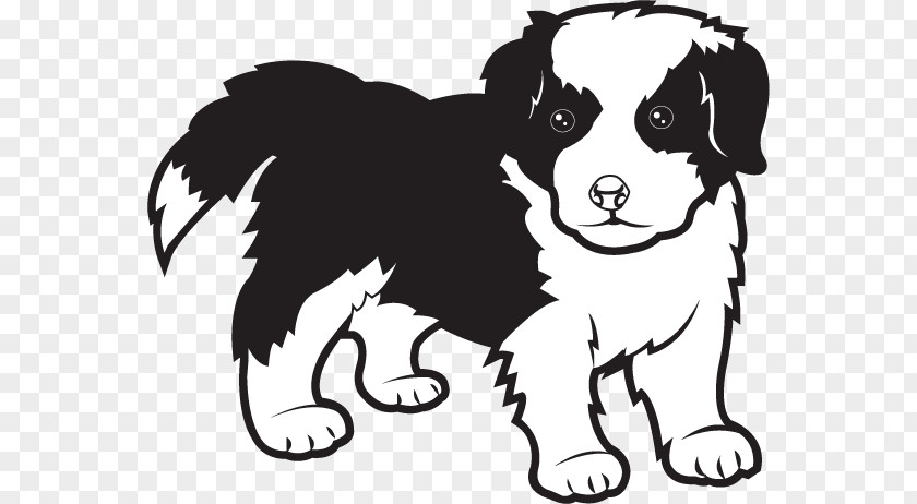 Puppy Border Cliparts Collie Rough Old English Sheepdog Bearded Shetland PNG