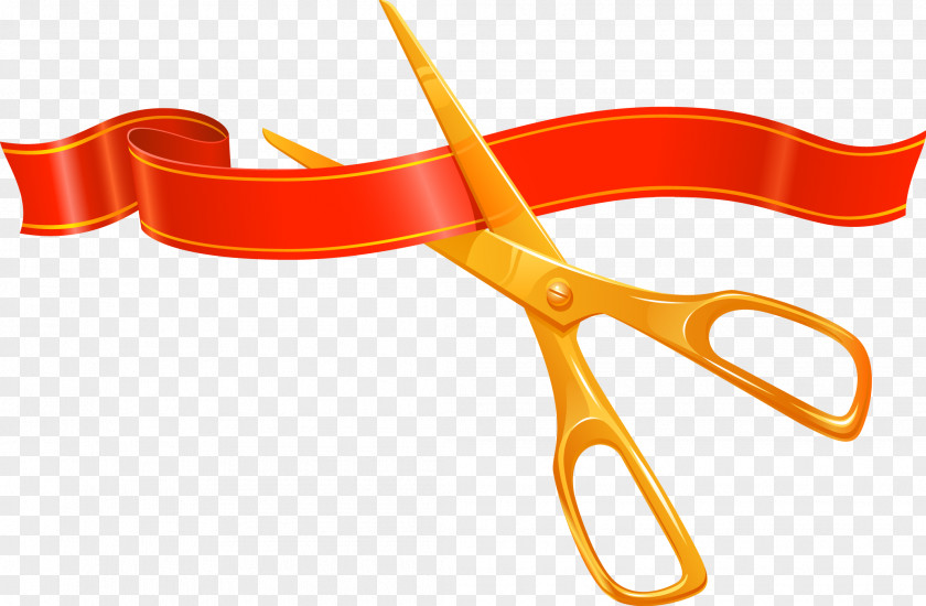 Red Ribbon Opening Ceremony Clip Art PNG