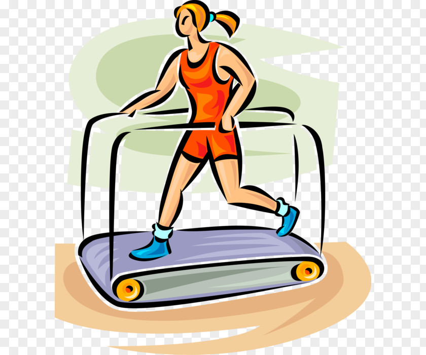 Running On Treadmill Clip Art Vector Graphics Illustration Image PNG