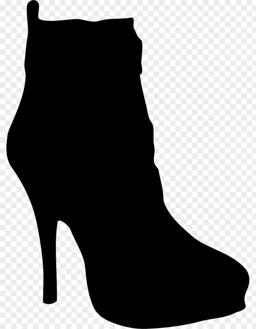 Silhouette High-heeled Shoe Stiletto Heel Sneakers PNG