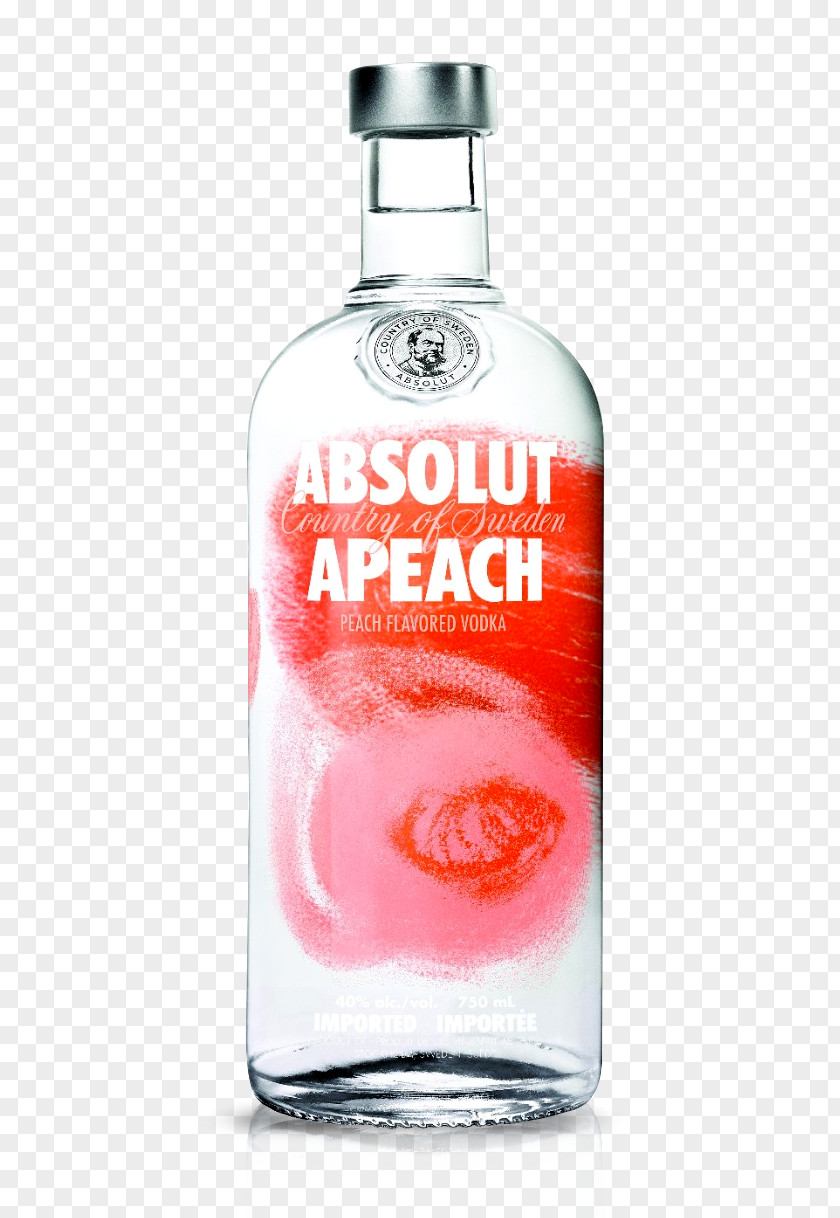 Vodka Absolut Distilled Beverage Grey Goose Peach PNG