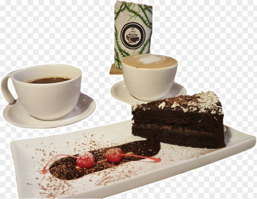 Coffee Gourmet Cup Cafe Chocolate Brownie PNG