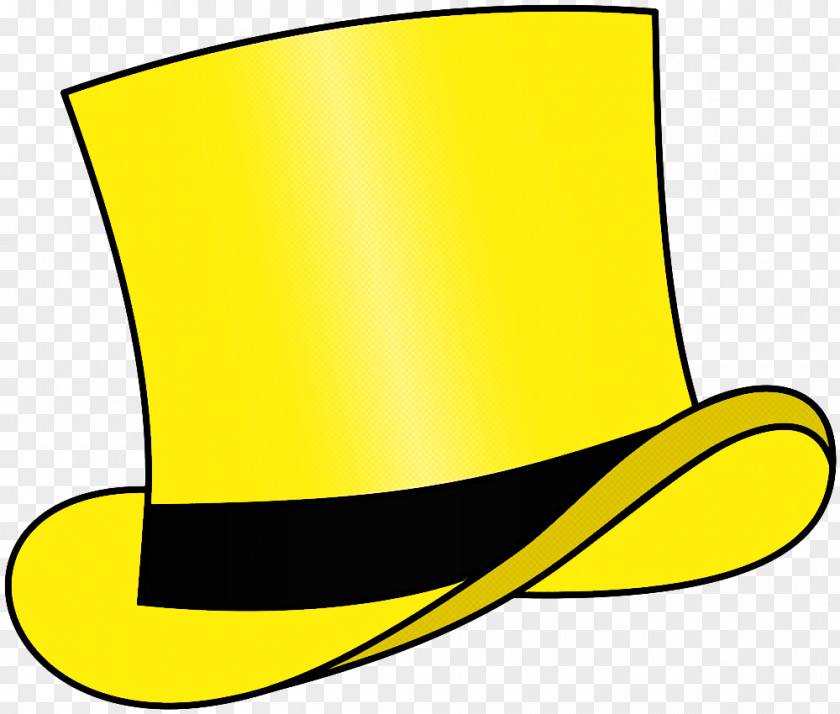 Fashion Accessory Cylinder Yellow Clip Art Costume Hat Line PNG