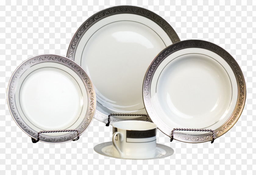 Porcelain Tableware Silver Product Design PNG