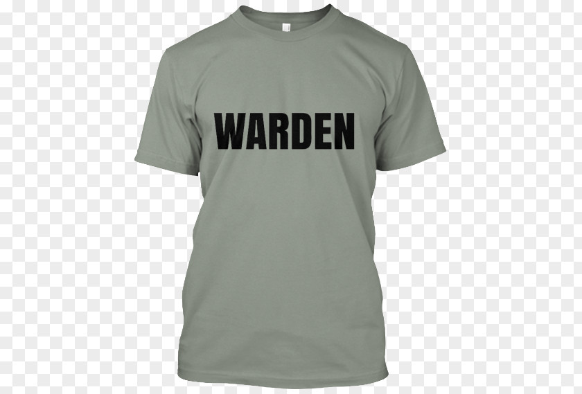 Prison Warden T-shirt Sleeve Logo Neck PNG