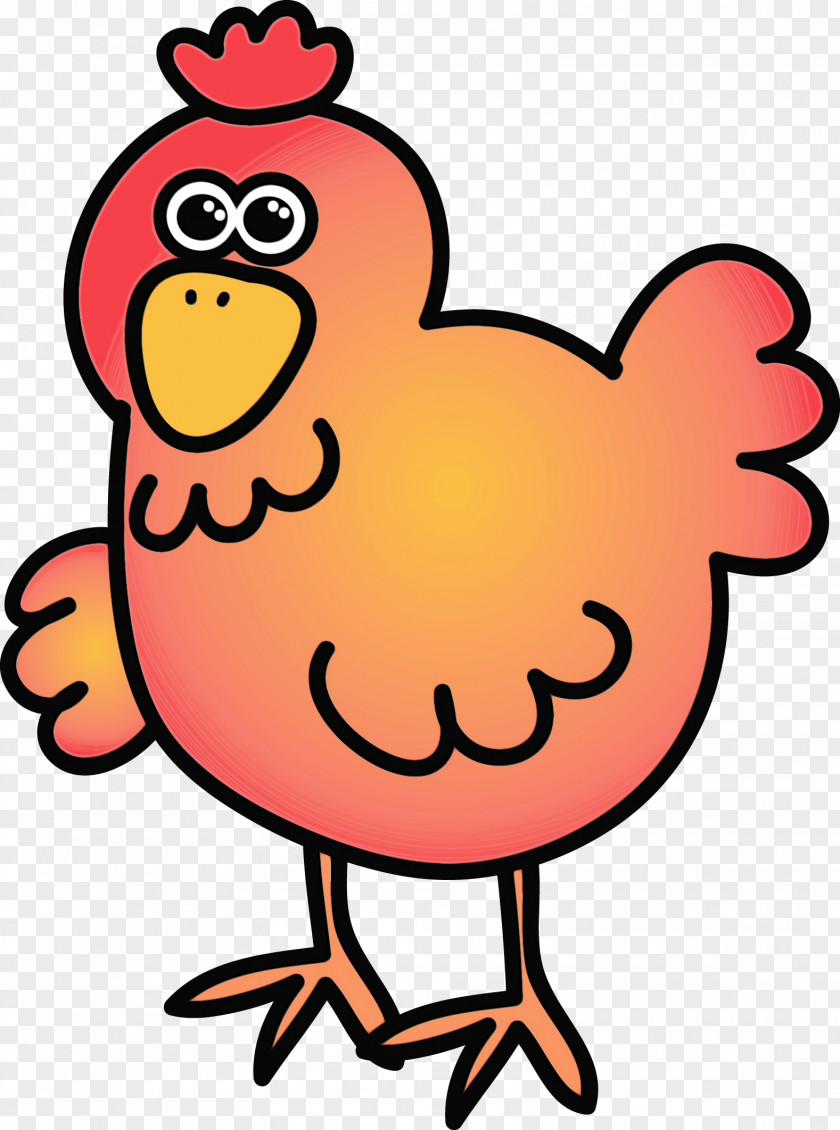 Chicken Cartoon Bird Beak Pink PNG