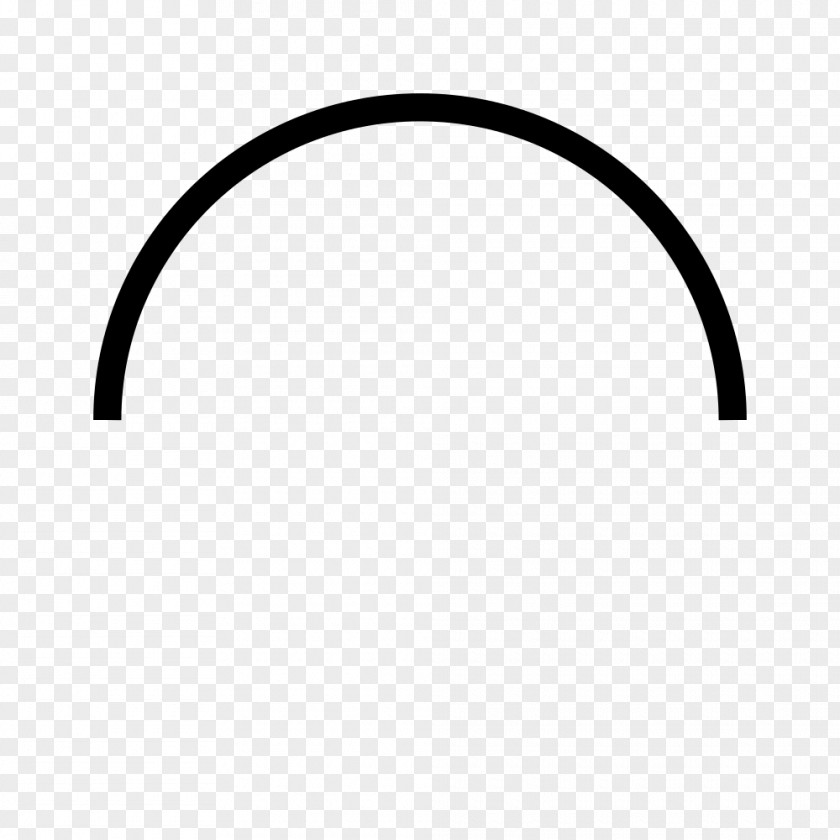 Circle Semicircle Line PNG