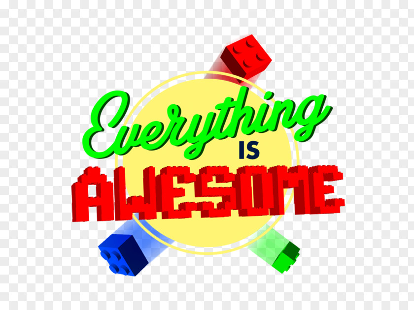 Everything Is Awesome AWESOME!!! Logo The Lego Movie Brand PNG