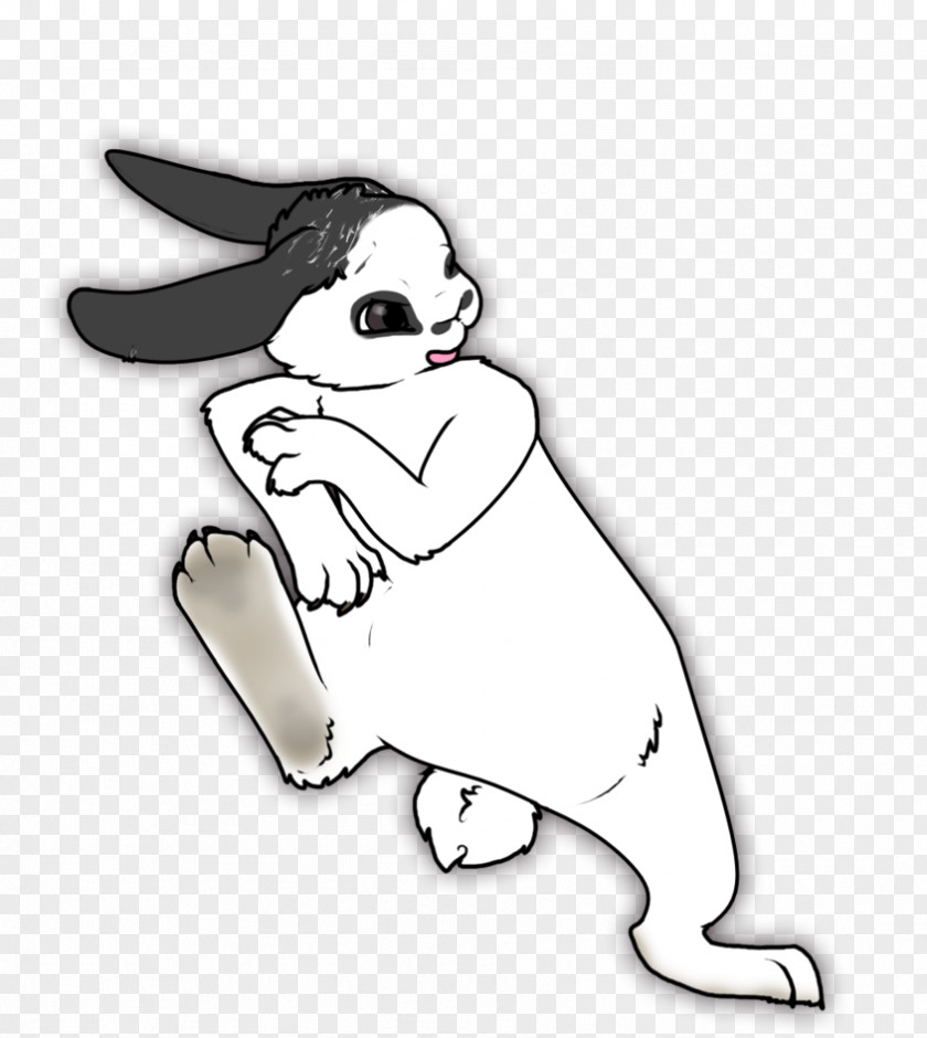 Ink Wind Hare Domestic Rabbit Dog Easter Bunny PNG