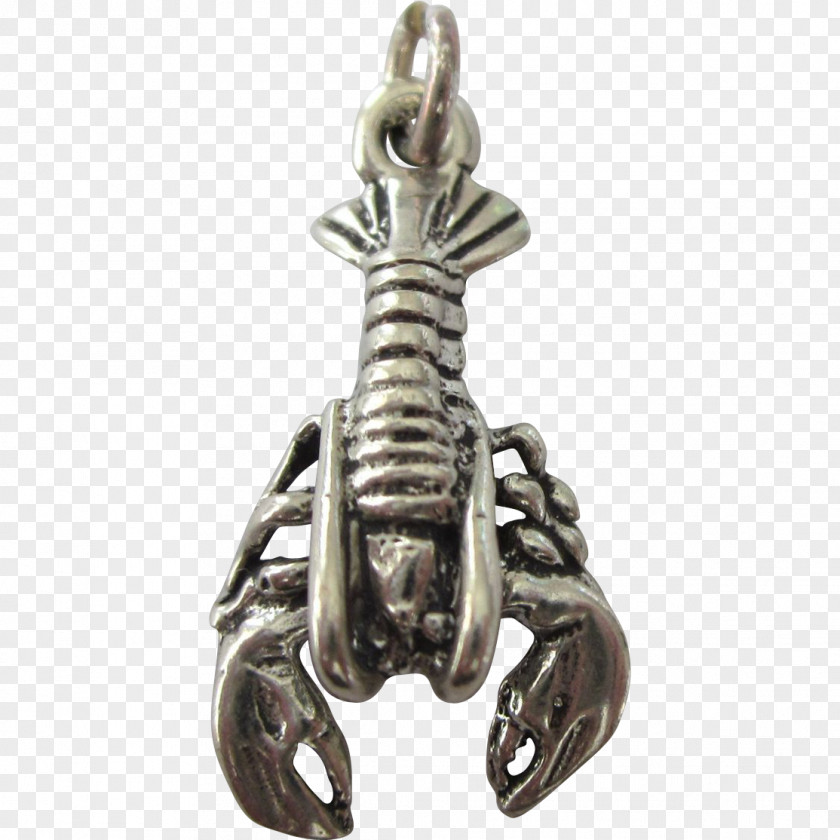 Lobster Body Jewellery Silver Charms & Pendants Metal PNG