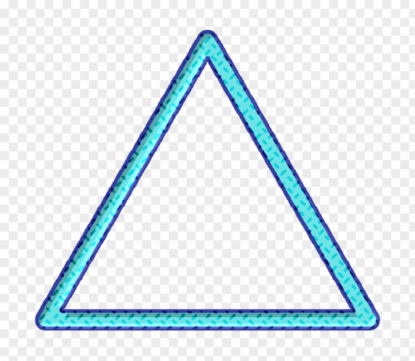 Pyramid Icon Plain Triangle Shapes PNG
