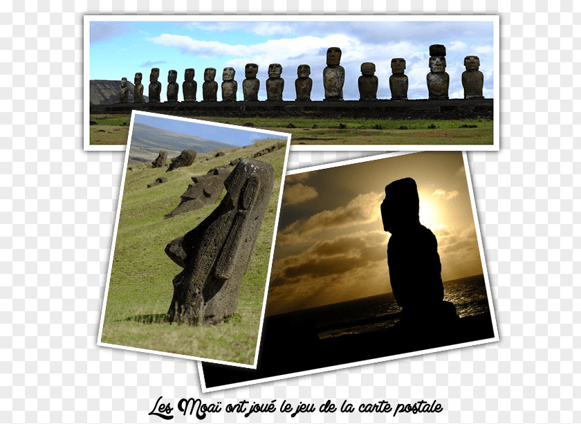 Rapa Moai Picture Frames Stock Photography PNG