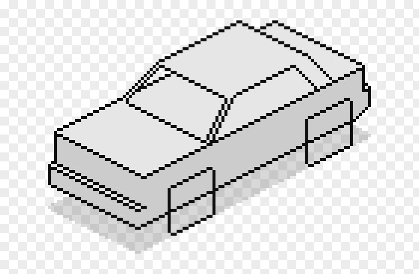 Car Pixel Art Angle PNG