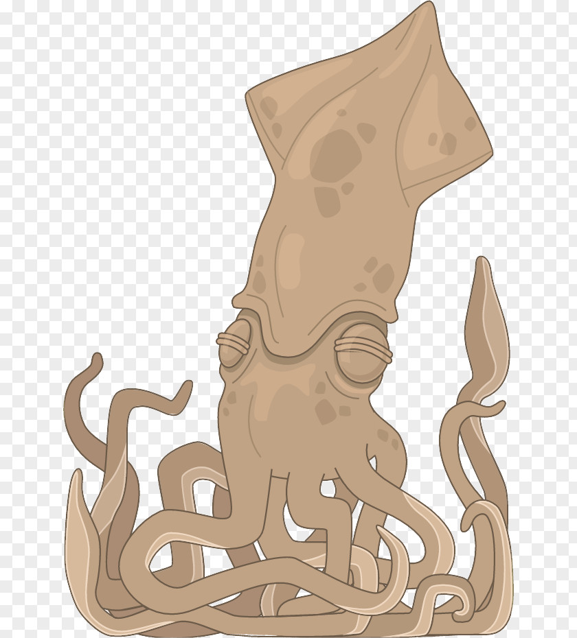 Decapodiformes Squid Octopus Cartoon PNG