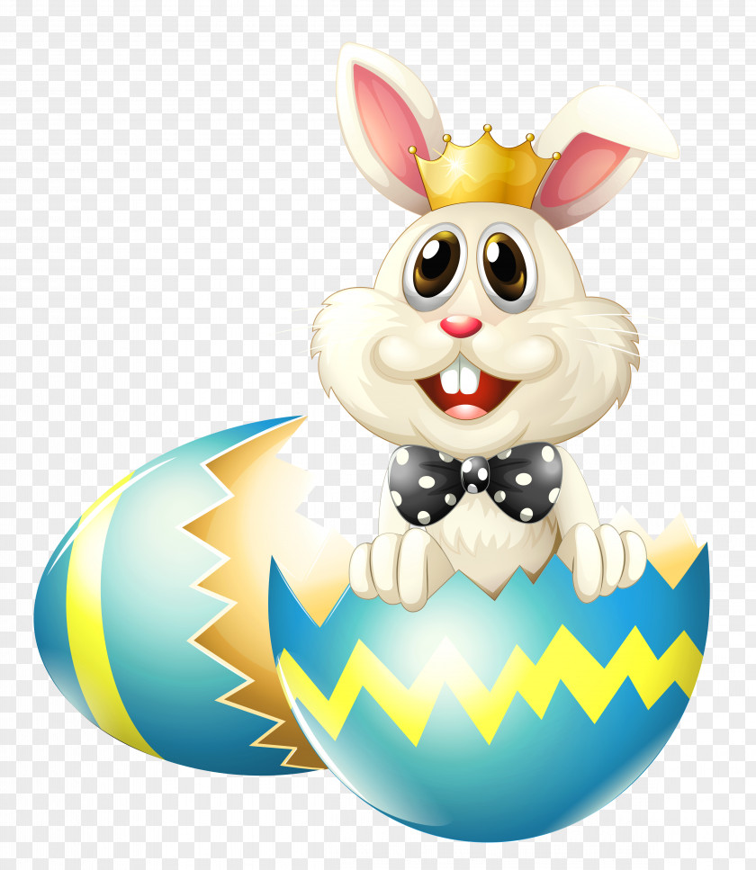 Easter Bunny With Crown Clipart Picture Clip Art PNG