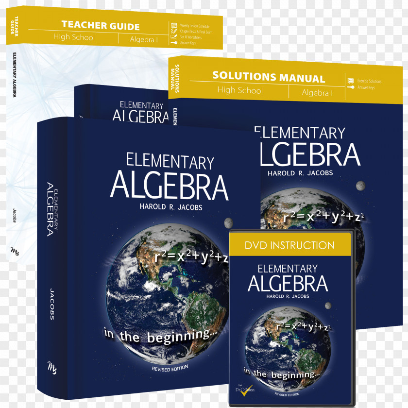 Mathematics Elementary Algebra Geometry Textbook PNG