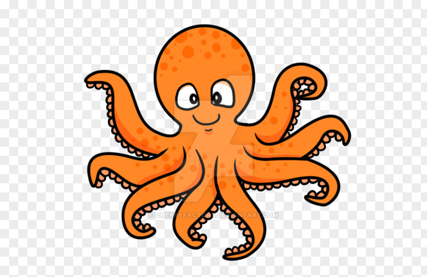 Octopus Cartoon Clip Art PNG