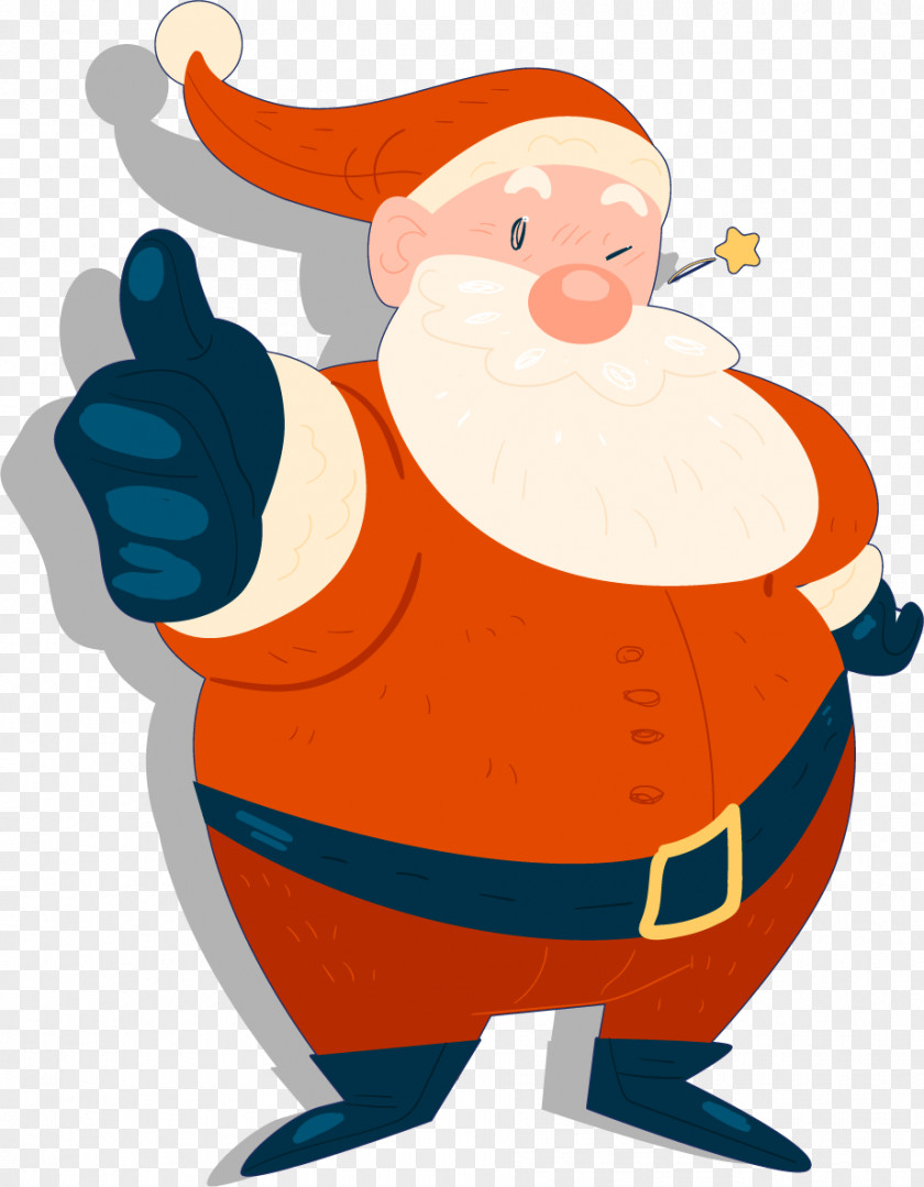 Santa White Claus Christmas Day Image Illustration PNG