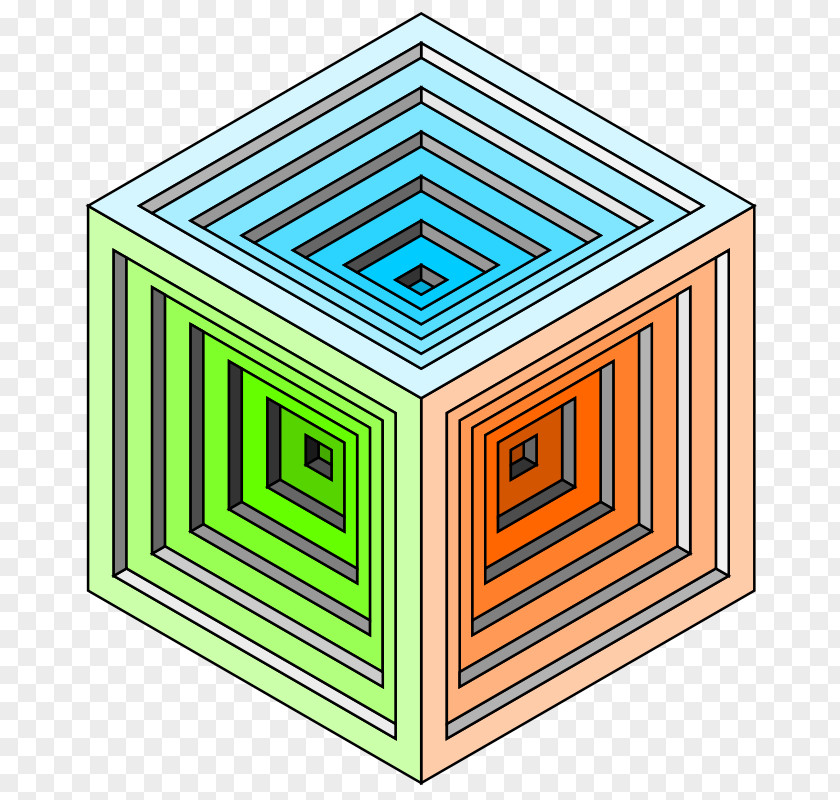 Cube Clip Art Symmetry Drawing Vector Graphics PNG