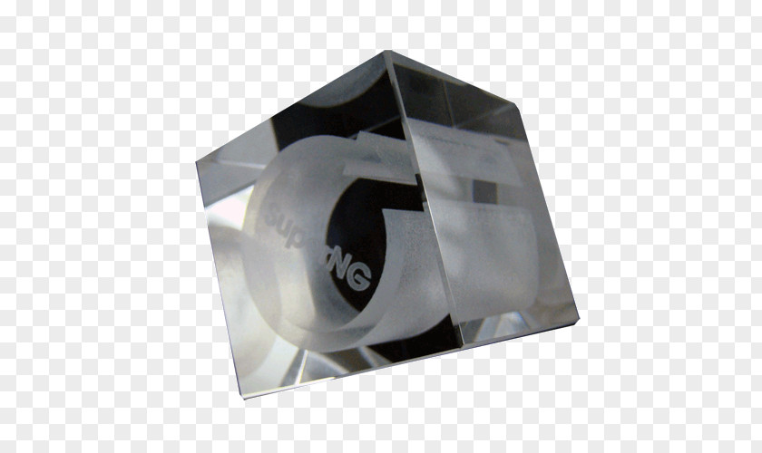 Glass Laser Engraving Cube PNG