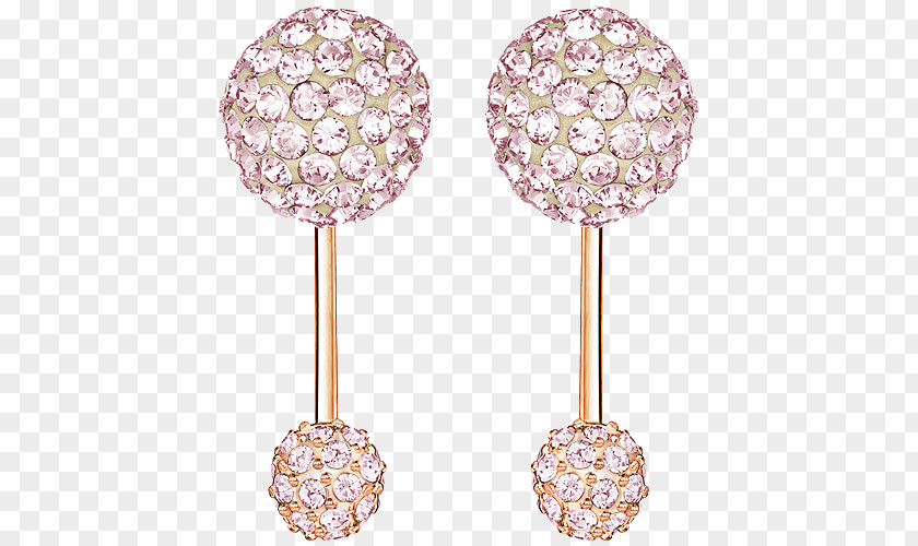 Swarovski Jewellery Jewelry Earrings Earring AG Pink Gold PNG