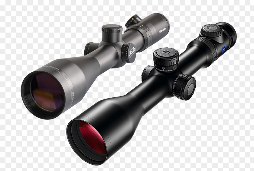 Two Binoculars Telescopic Sight Carl Zeiss Sports Optics GmbH Hunting Reticle PNG
