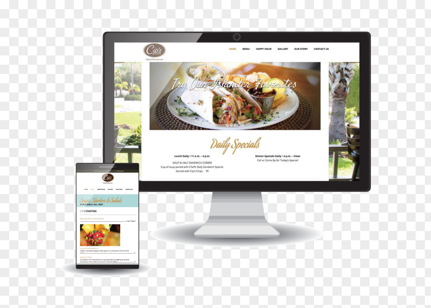 Web Design Cips Place Restaurant Connect SWFL PNG