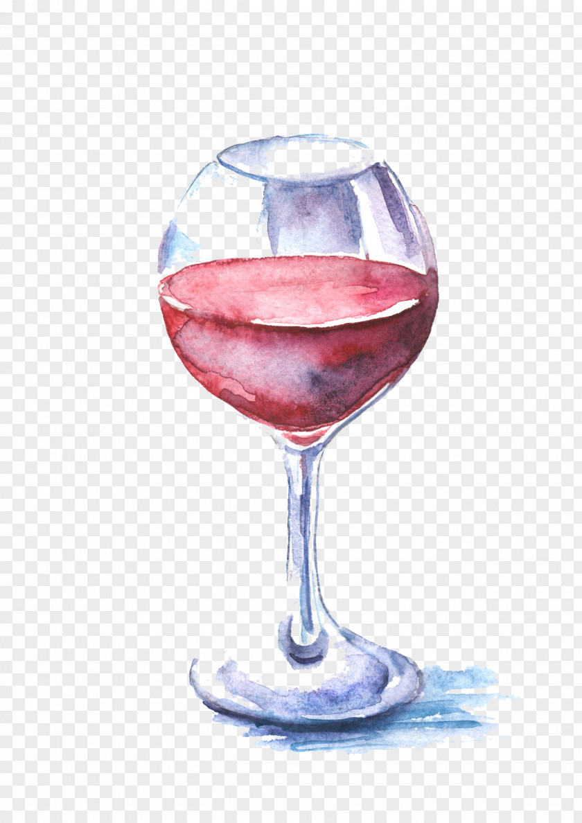 A Glass Of Red Wine Cocktail PNG